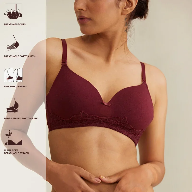 breathe-lace-padded-wireless-t-shirt-bra-3-4th-coverage-maroon-nyb022