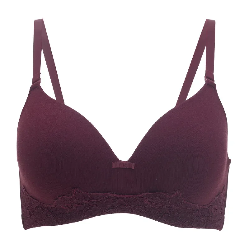 breathe-lace-padded-wireless-t-shirt-bra-3-4th-coverage-maroon-nyb022