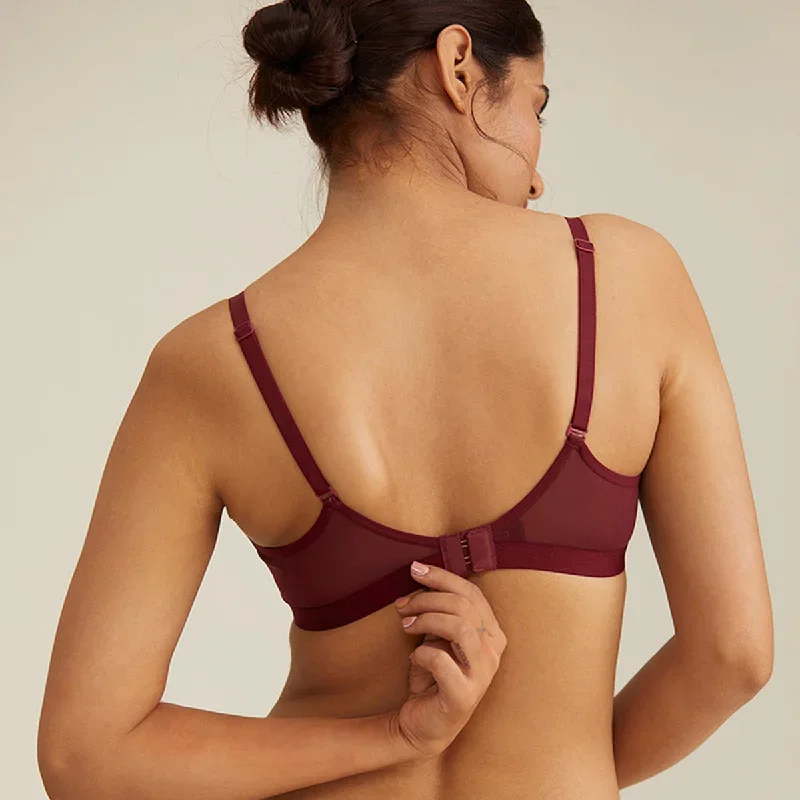 breathe-lace-padded-wireless-t-shirt-bra-3-4th-coverage-maroon-nyb022