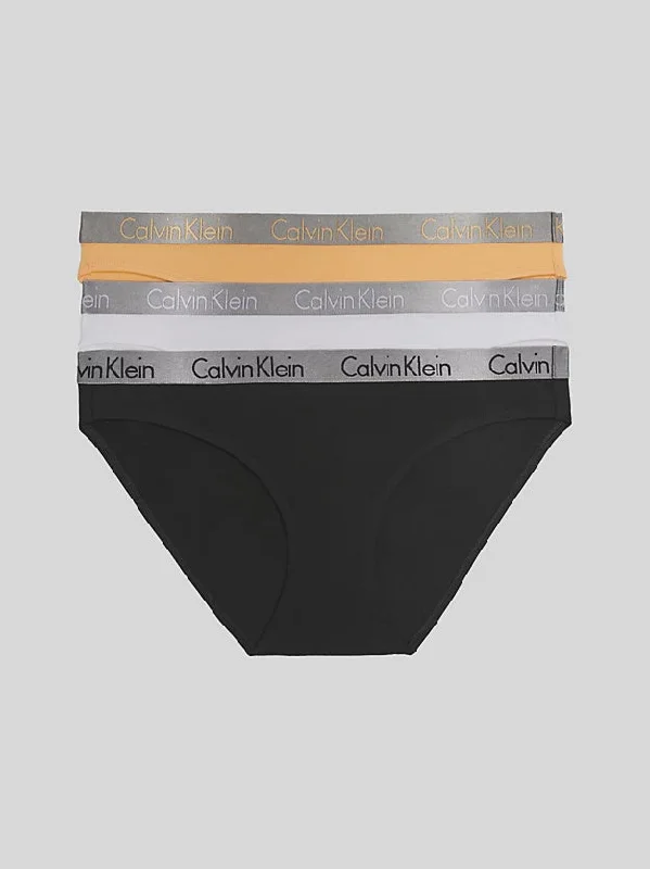 Calvin Klein | 3 Pack Bikini Brief | Orange/Black/White