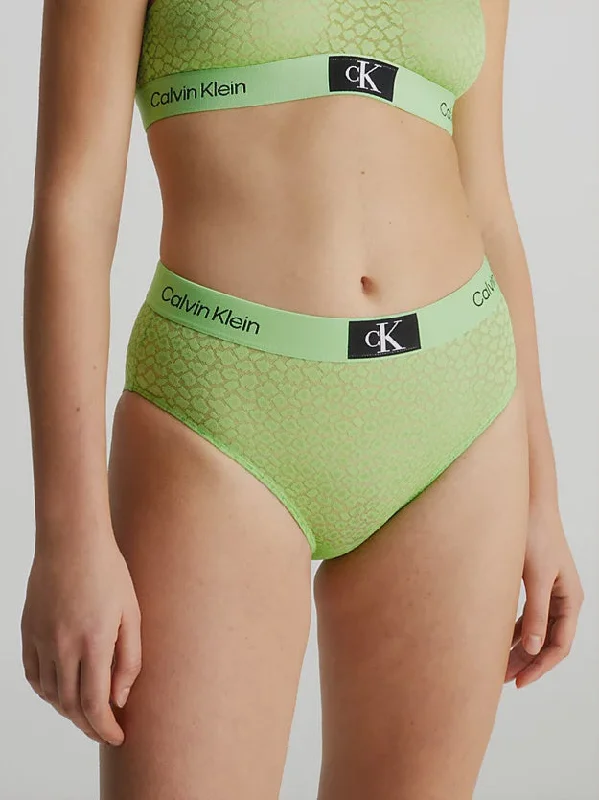 Calvin Klein | CK96 High Waist Brief | Fabulous Green