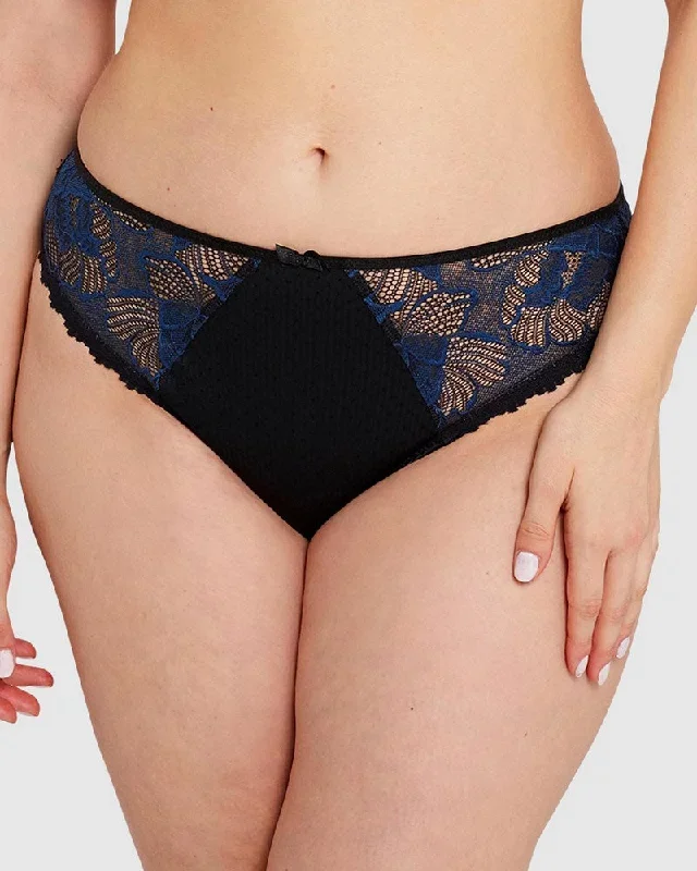 Capucine Low Rise Two-Tone Lace Brief Sans Complexe