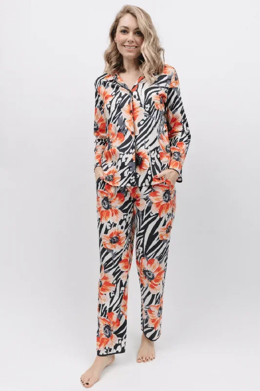 cyberjammies-nicole-animal-floral-print-long-sleeve-pyjama-top