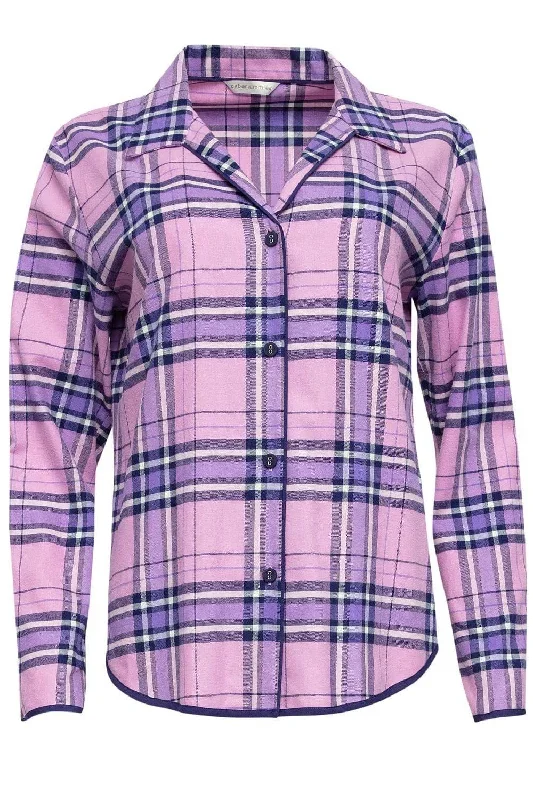 cyberjammies-violet-check-pyjama-top-9463