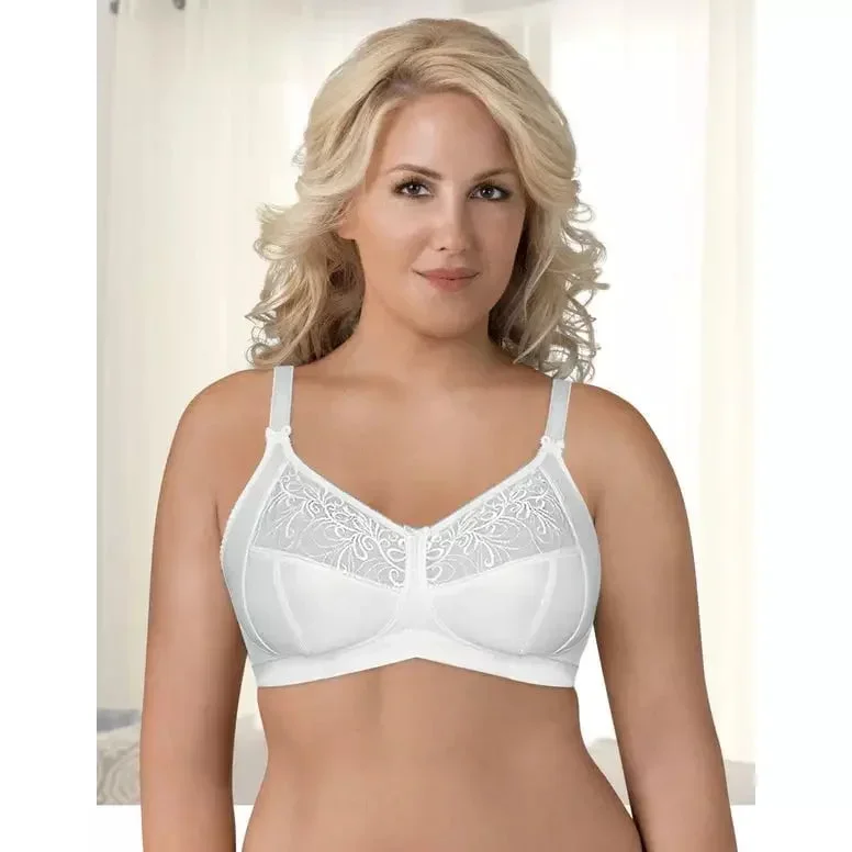 Fully Soft Cup Supportive Wirefree Bra With Embroidery