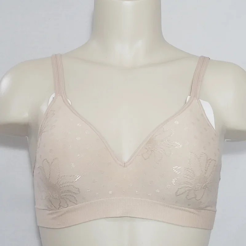 Hanes G260 HC80 Barely There 4546 BT54 Wire Free Soft Cup Bra XS X-SMALL Nude NWT