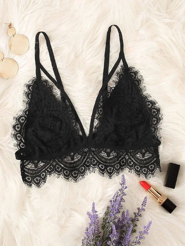 Harness Floral Lace Bralette