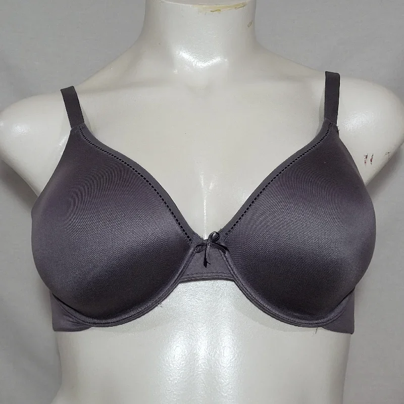 Maidenform Self Expressions 6770 Extra Coverage Memory Foam Underwire Bra 40C Carbon Gray