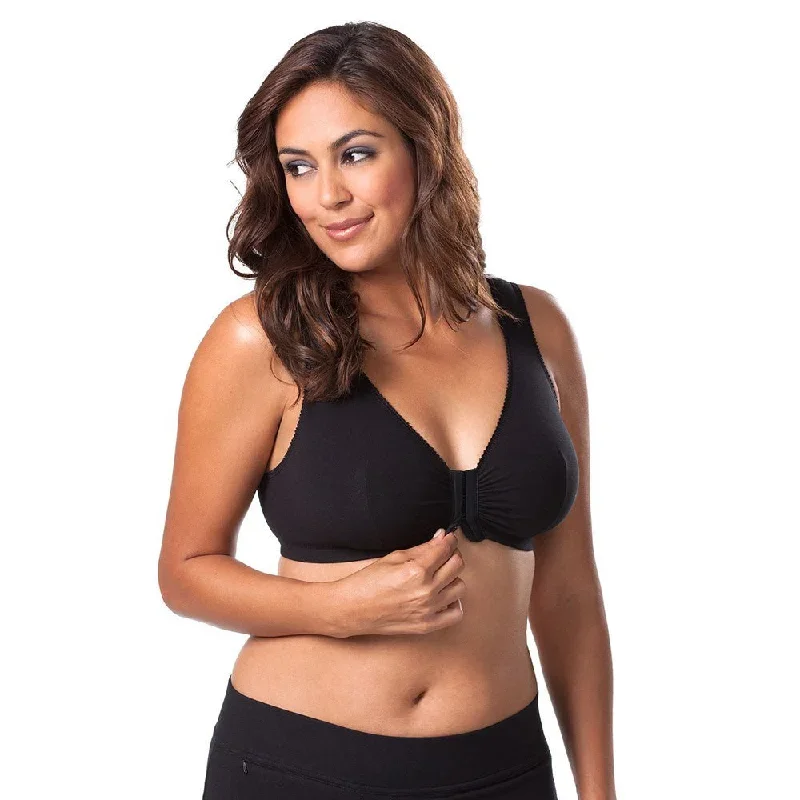 Meryl Front Close Cotton Plus Size Lounge & Sleep Bra