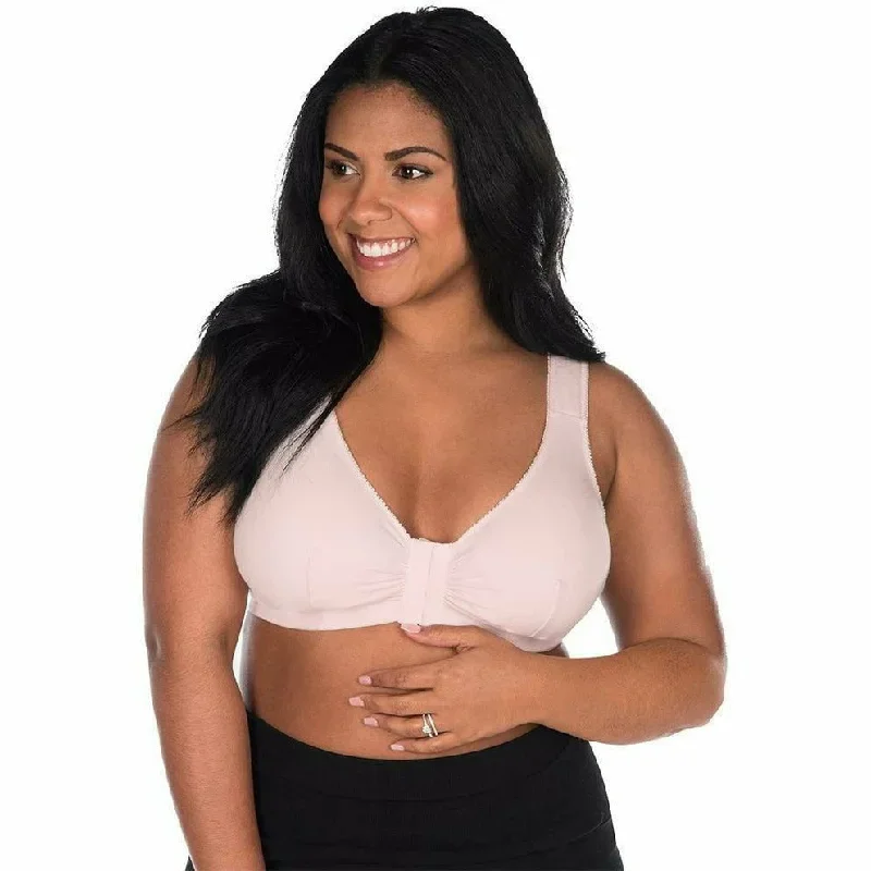 Meryl Front Close Cotton Plus Size Lounge & Sleep Bra