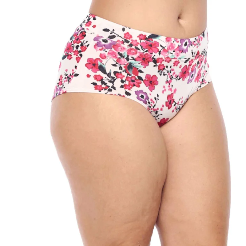 Moisture Wicking Boyshort Brief | Floral