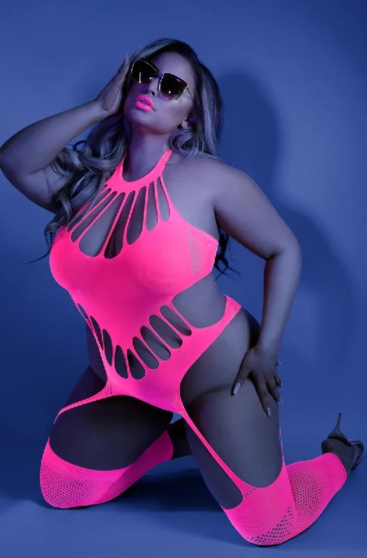 neon-pink-bodystocking