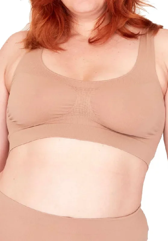 Pamela Plus Size Curvy Seam Free Comfort Bra