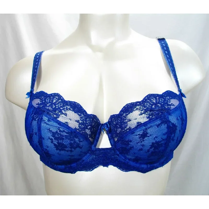 Paramour 115005 by Felina Captivate Unpadded 3 Part Cup Underwire Bra 40DDD True Navy Blue NWT