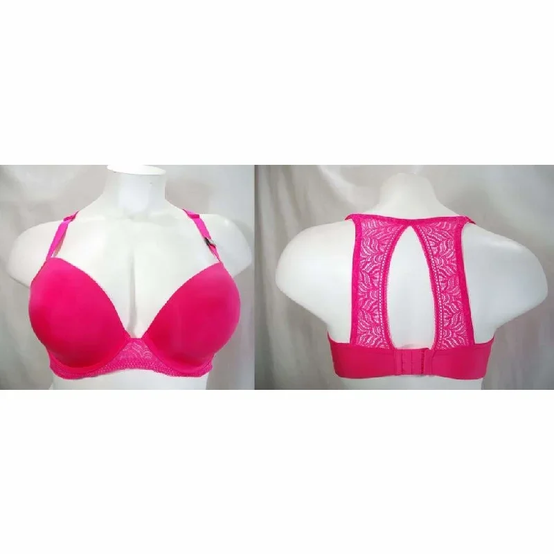 Paramour 115011 Felina Carolina Seamless Contour Plunge T-Back UW Bra 38DD Pink