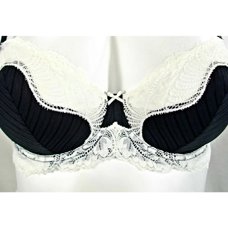 paramour-by-felina-115353-stripe-delight-full-figure-underwire-bra-34ddd-black-ivory-nwt