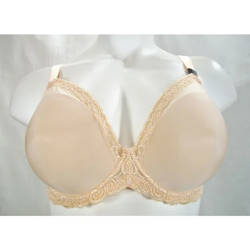 Paramour by Felina 135008 Vivien Plunge Contour Underwire Bra 42G Sugar Baby Nude NWT