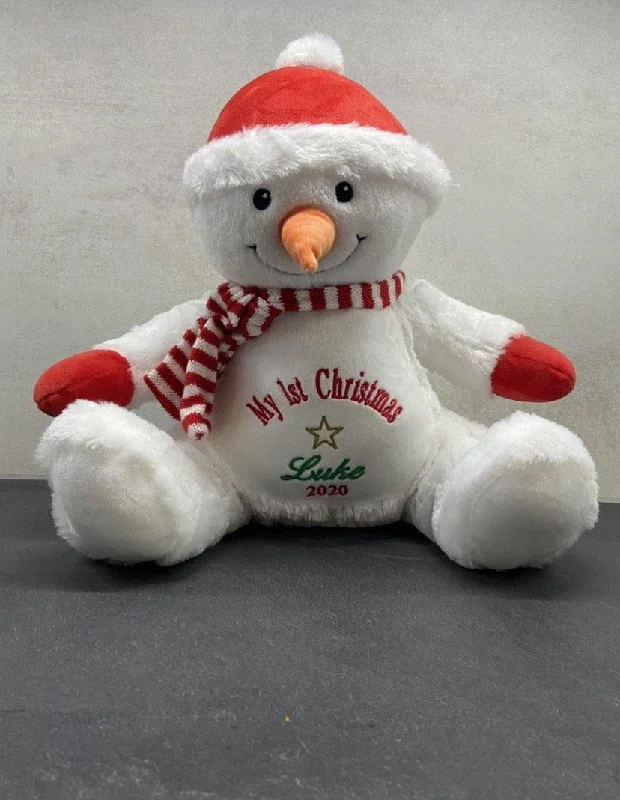 Personalised My First Christmas Teddy.