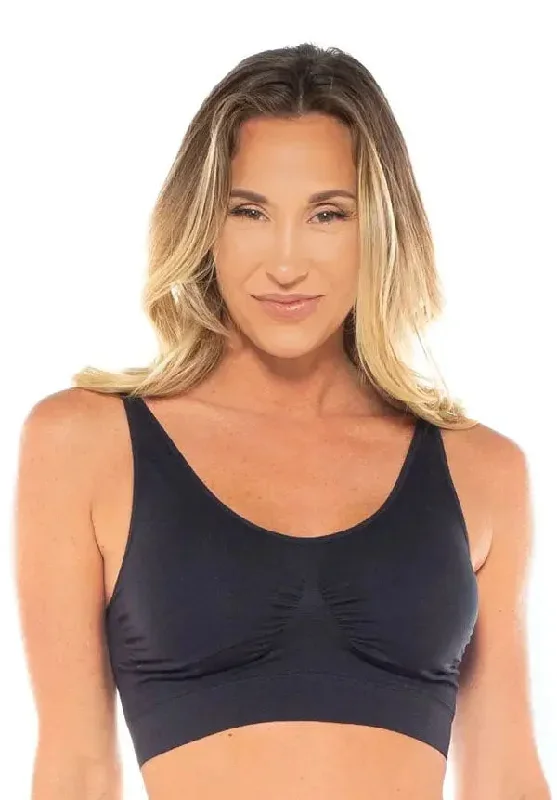 Rhonda Shear Adjustable Strap Bra with Removable Pads