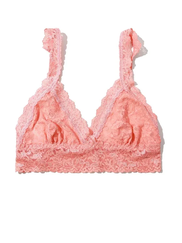 Signature Lace Crossover Bralette  Snapdragon Peach Sale