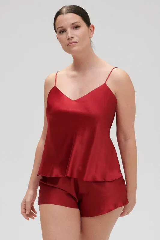 simone-perele-dream-camisole-tanga-red