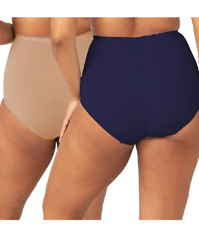 sloggi-maxi-brief-2-pack-blusher-beige-navy