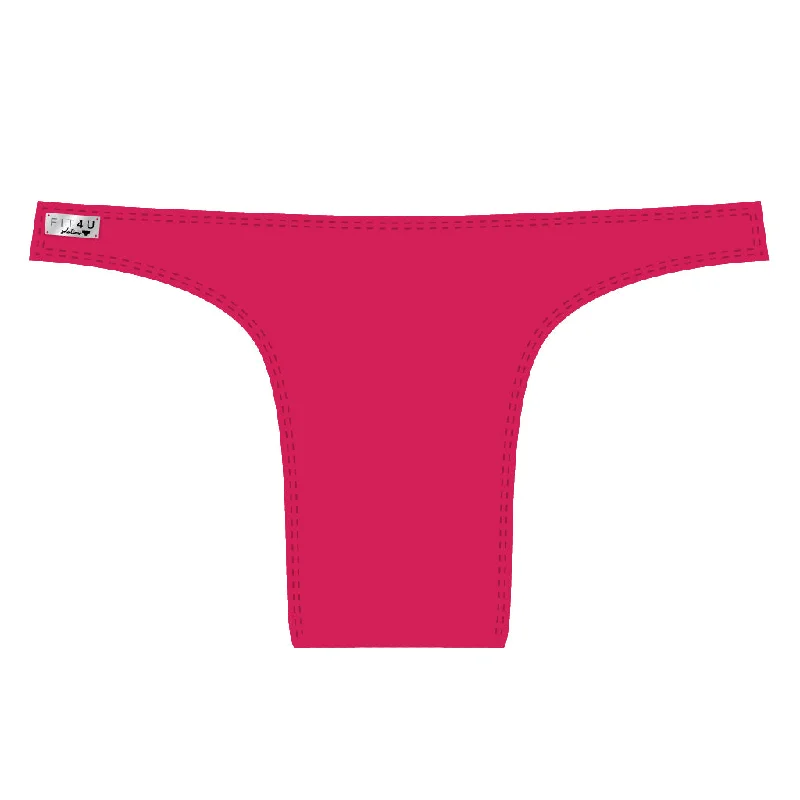 Thong Active Fit- Hot Pink - for non-binary and trans women