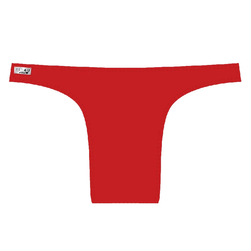 Thong Active Fit - Red -for non-binary and trans women