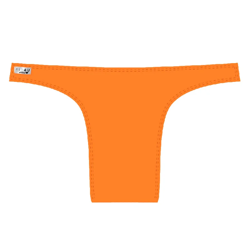 Thong Active Fit - Tangerine-for non-binary and trans women