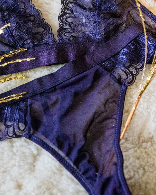 UC x Playful Promises Phoebe Plunge Embroidery Thong