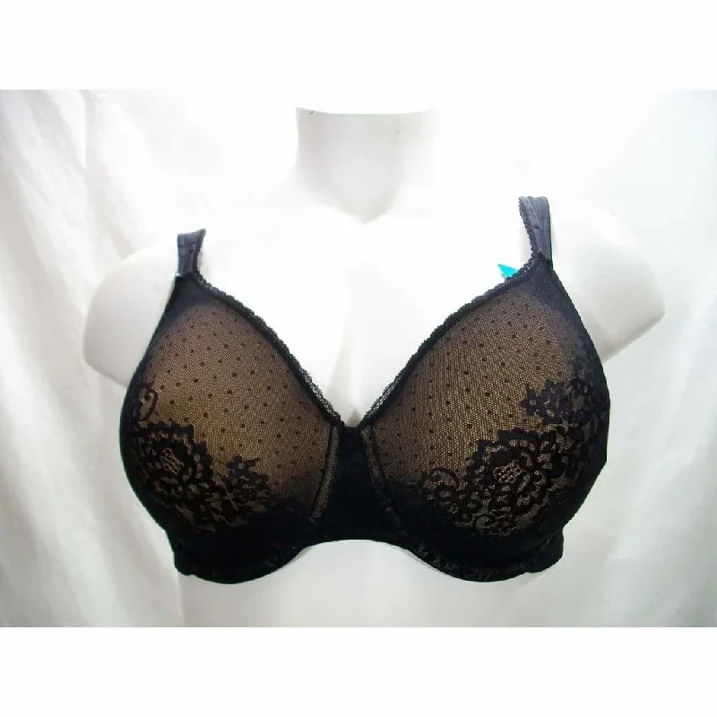 Vanity Fair 76093 Exquisitely You Full Figure Underwire Bra 38DD Black