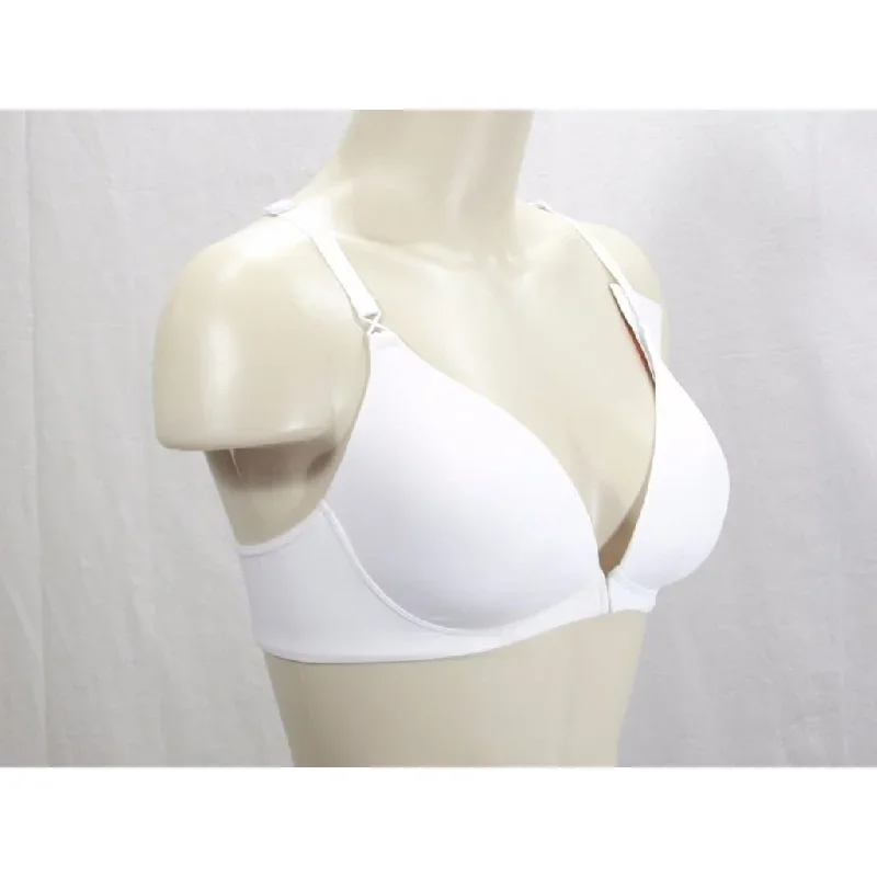 warners-1012-elements-of-bliss-front-close-racerback-wire-free-bra-36c-white-nwt