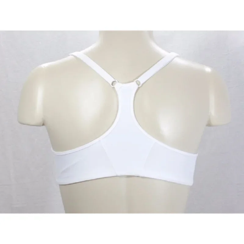 warners-1012-elements-of-bliss-front-close-racerback-wire-free-bra-36c-white-nwt