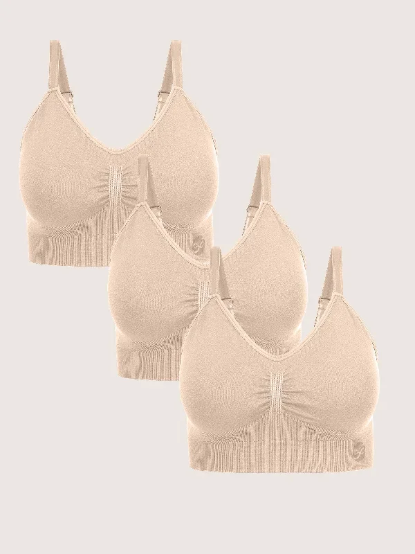 Wash Wear Spare Nellie Wireless Bra Pack | Beige