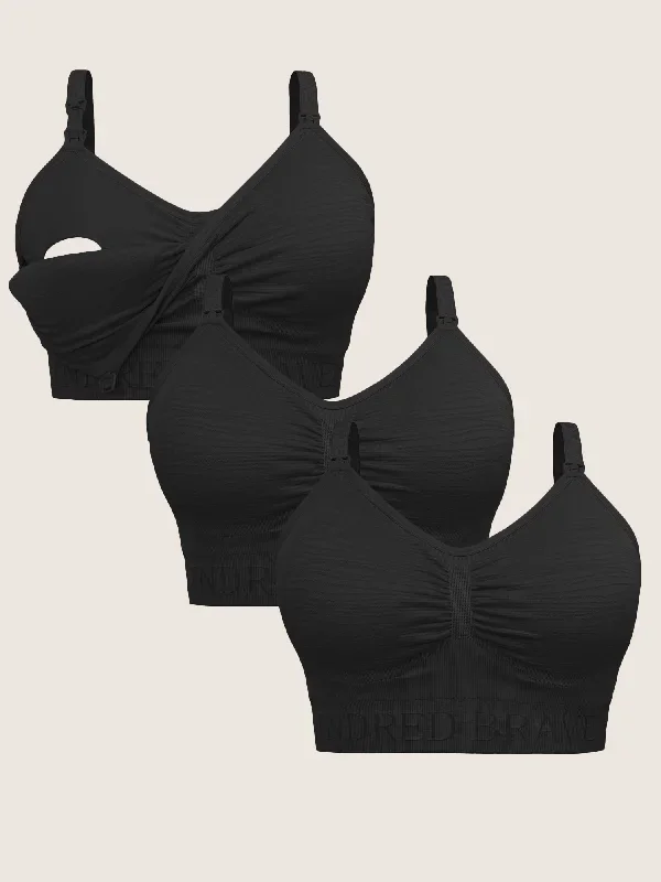 Wash Wear Spare Pumping Bra Pack | Black