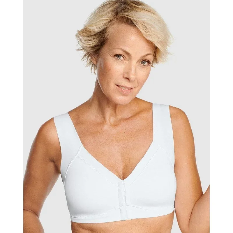 Wellness Padded Wirefree Front Close Bra